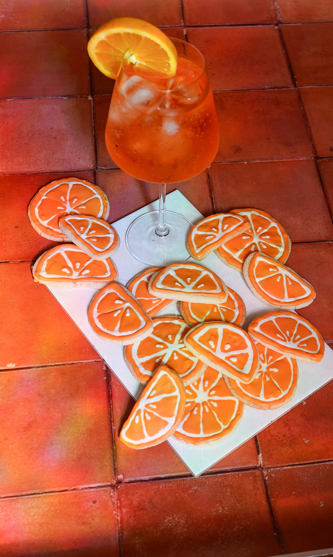 Aperol Spritz Sugar Cookies